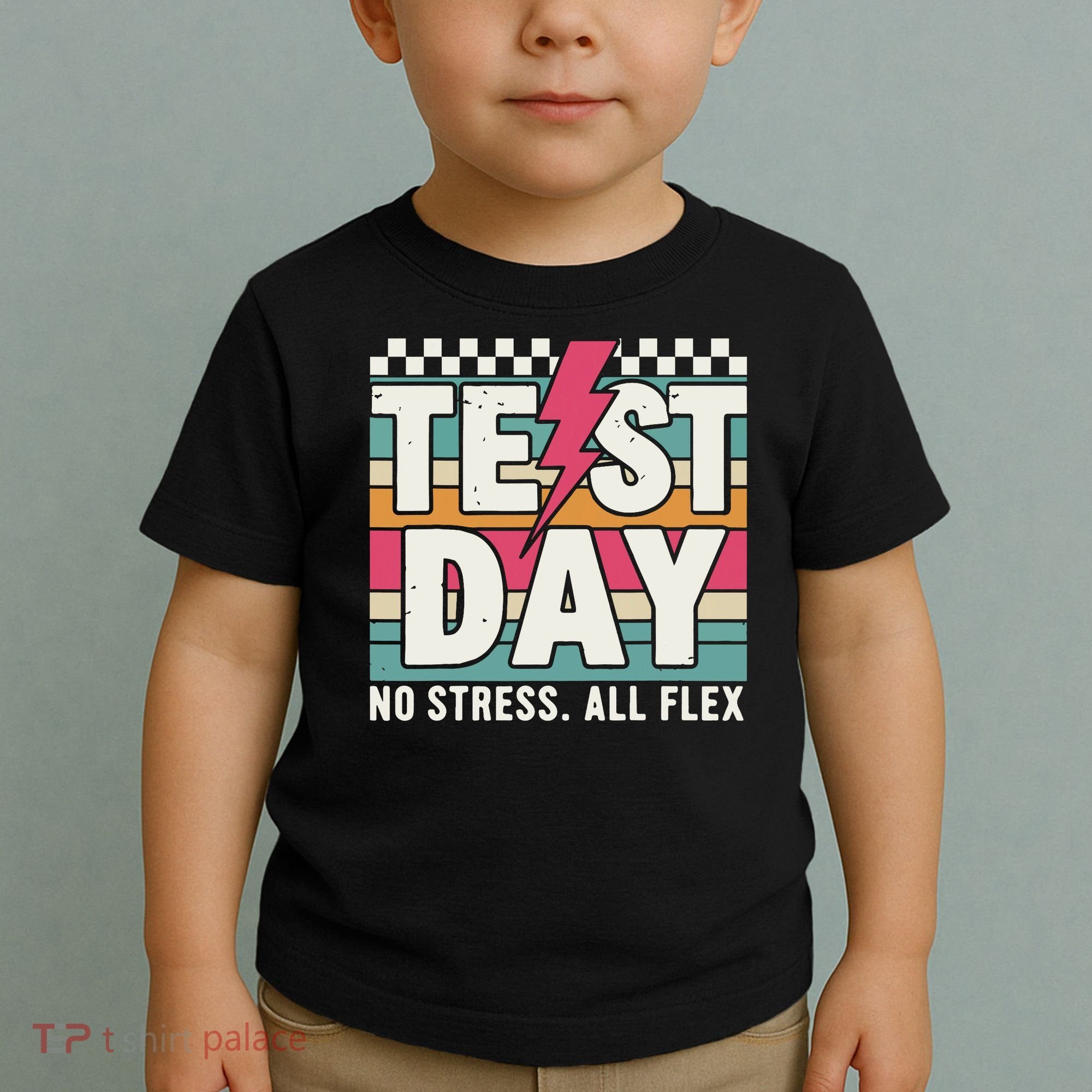 Staar State Test Teacher Testing Day No Stress All Flex Toddler T-Shirt