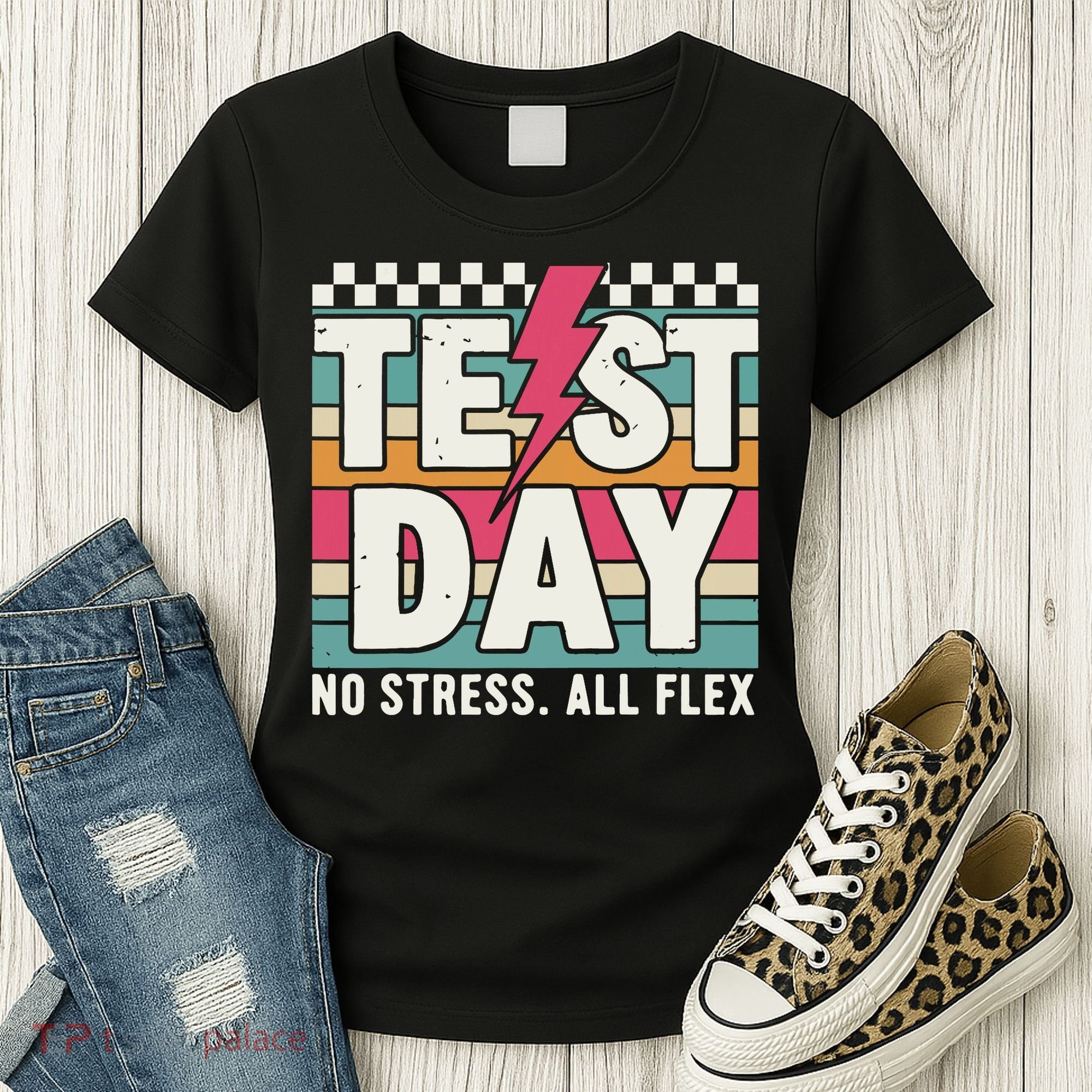 Staar State Test Teacher Testing Day No Stress All Flex Women's T-Shirt