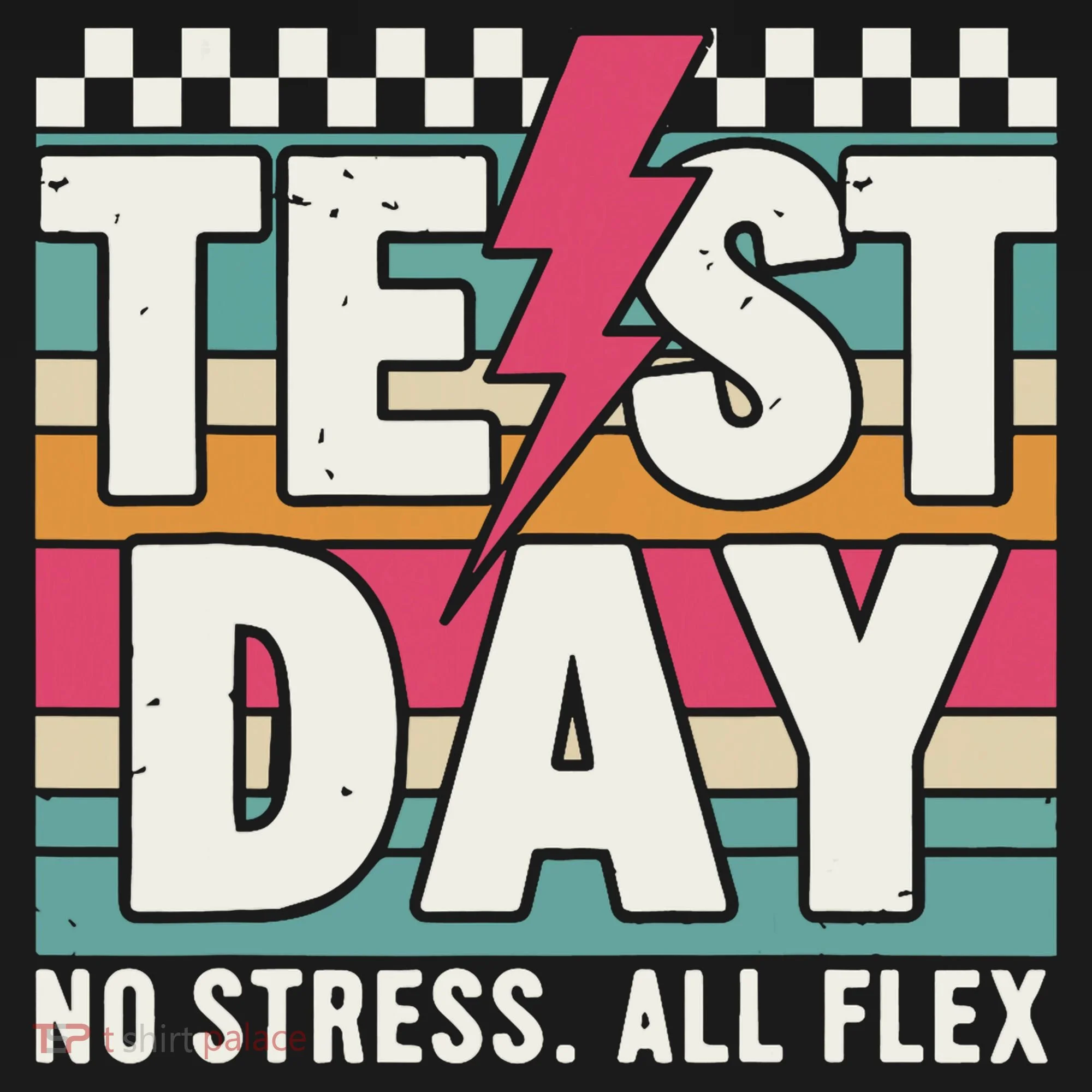 Staar State Test Teacher Testing Day No Stress All Flex Kids Sweatshirt