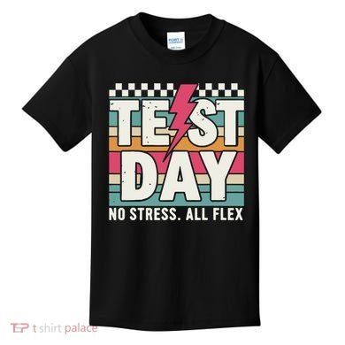 Staar State Test Teacher Testing Day No Stress All Flex Kids T-Shirt