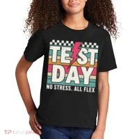Staar State Test Teacher Testing Day No Stress All Flex Kids T-Shirt thumb 2