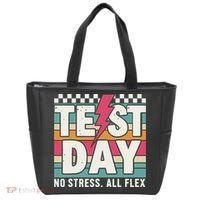 Staar State Test Teacher Testing Day No Stress All Flex Tote Bag thumb 0