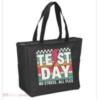 Staar State Test Teacher Testing Day No Stress All Flex Tote Bag thumb 2