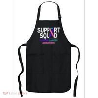 Support Squad Thyroid Cancer Awareness Month Ribbon Family Apron thumb 0