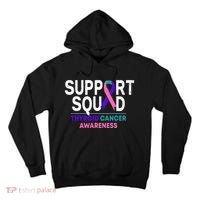 Support Squad Thyroid Cancer Awareness Month Ribbon Family Tall Hoodie thumb 0