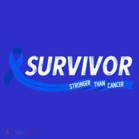 Survivor Stronger Than Cancer Colon Cancer Awareness Gift Women's Tank Top thumb 5