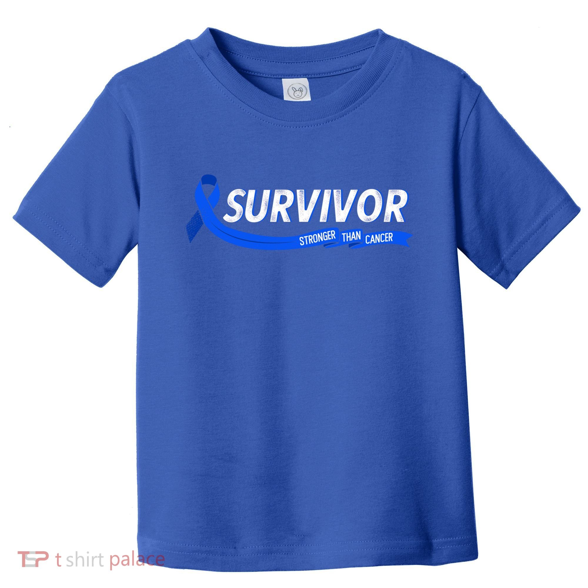 Survivor Stronger Than Cancer Colon Cancer Awareness Gift Toddler T-Shirt