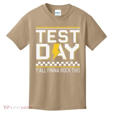 Staar State Testing Day Motivation Yall Finna Rock This Kids T-Shirt