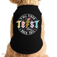 Staar State Testing Day Motivation Yall Finna Rock This Doggie Tank thumb 0