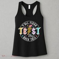 Staar State Testing Day Motivation Yall Finna Rock This Women's Tank Top thumb 3