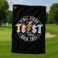 Staar State Testing Day Motivation Yall Finna Rock This Golf Towel thumb 1