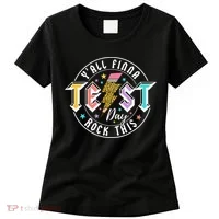 Staar State Testing Day Motivation Yall Finna Rock This Women's T-Shirt thumb 0