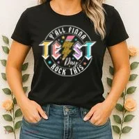 Staar State Testing Day Motivation Yall Finna Rock This Women's T-Shirt thumb 2