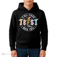 Staar State Testing Day Motivation Yall Finna Rock This Kids Hoodie thumb 4