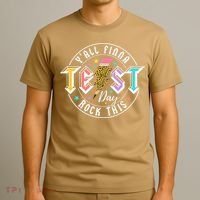 Staar State Testing Day Motivation Yall Finna Rock This T-Shirt thumb 3