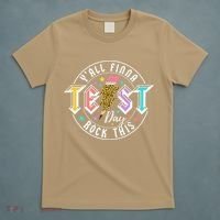 Staar State Testing Day Motivation Yall Finna Rock This T-Shirt thumb 5
