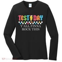 Staar State Testing Day Motivation Yall Finna Rock This Women's Long Sleeve Shirt thumb 0