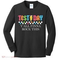 Staar State Testing Day Motivation Yall Finna Rock This Kids Long Sleeve Shirt thumb 0