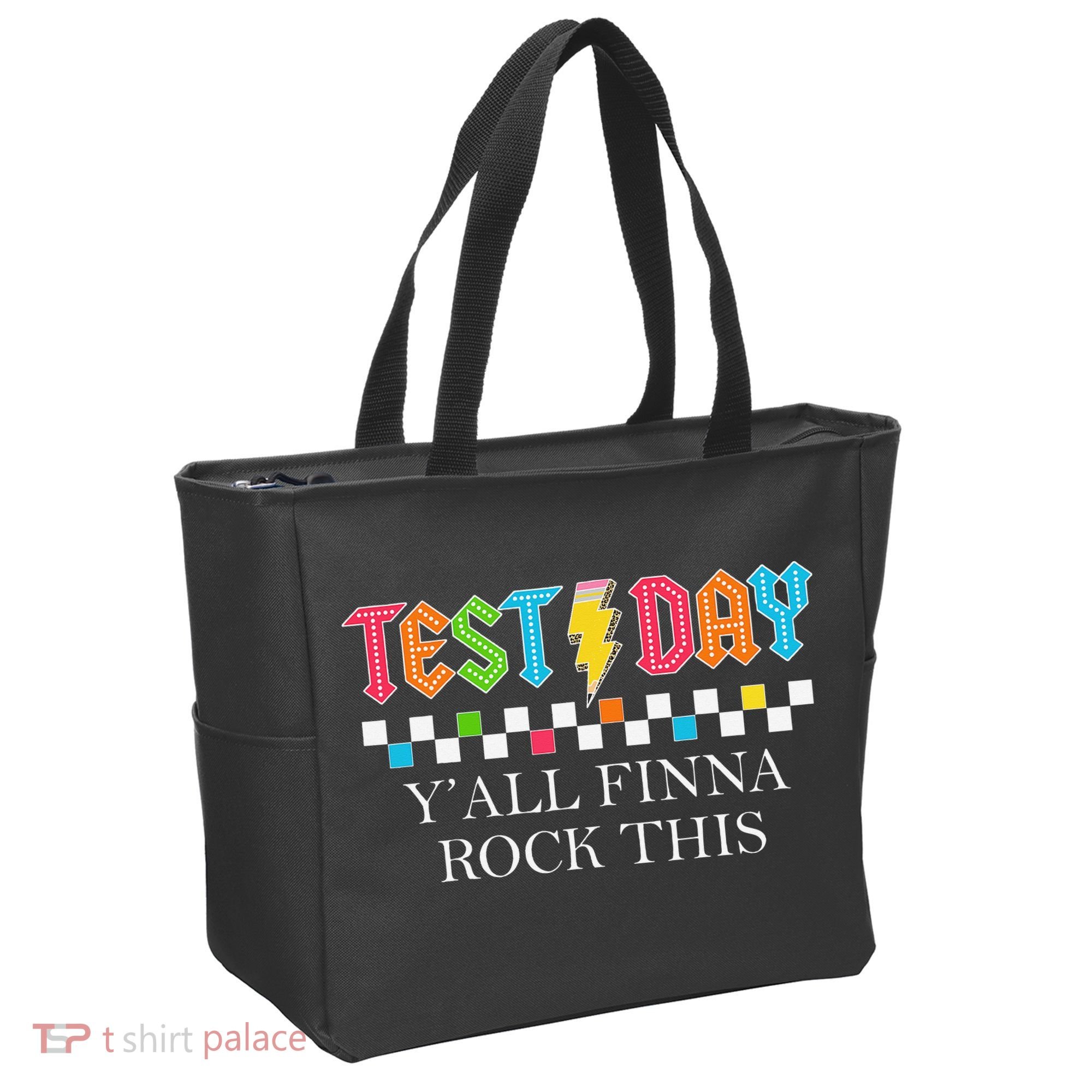 Staar State Testing Day Motivation Yall Finna Rock This Tote Bag