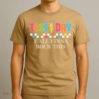 Staar State Testing Day Motivation Yall Finna Rock This T-Shirt thumb 3