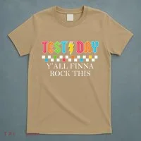 Staar State Testing Day Motivation Yall Finna Rock This T-Shirt thumb 5