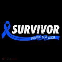 Survivor Stronger Than Cancer Colon Cancer Awareness Gift Hoodie thumb 7