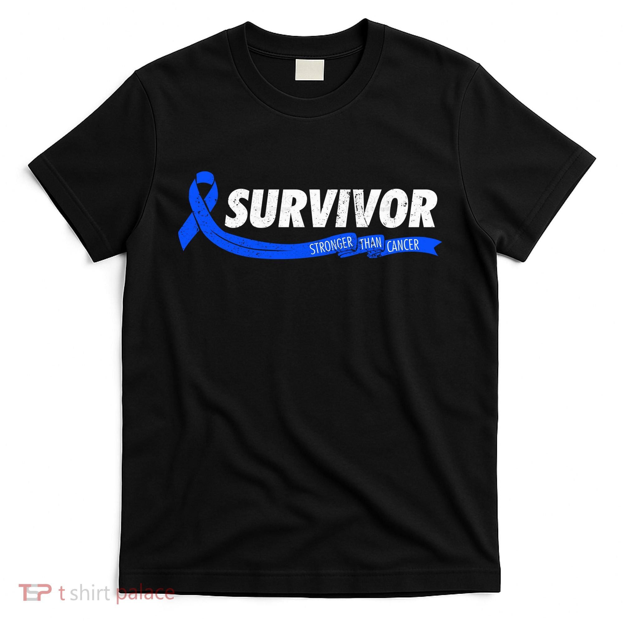 Survivor Stronger Than Cancer Colon Cancer Awareness Gift T-Shirt