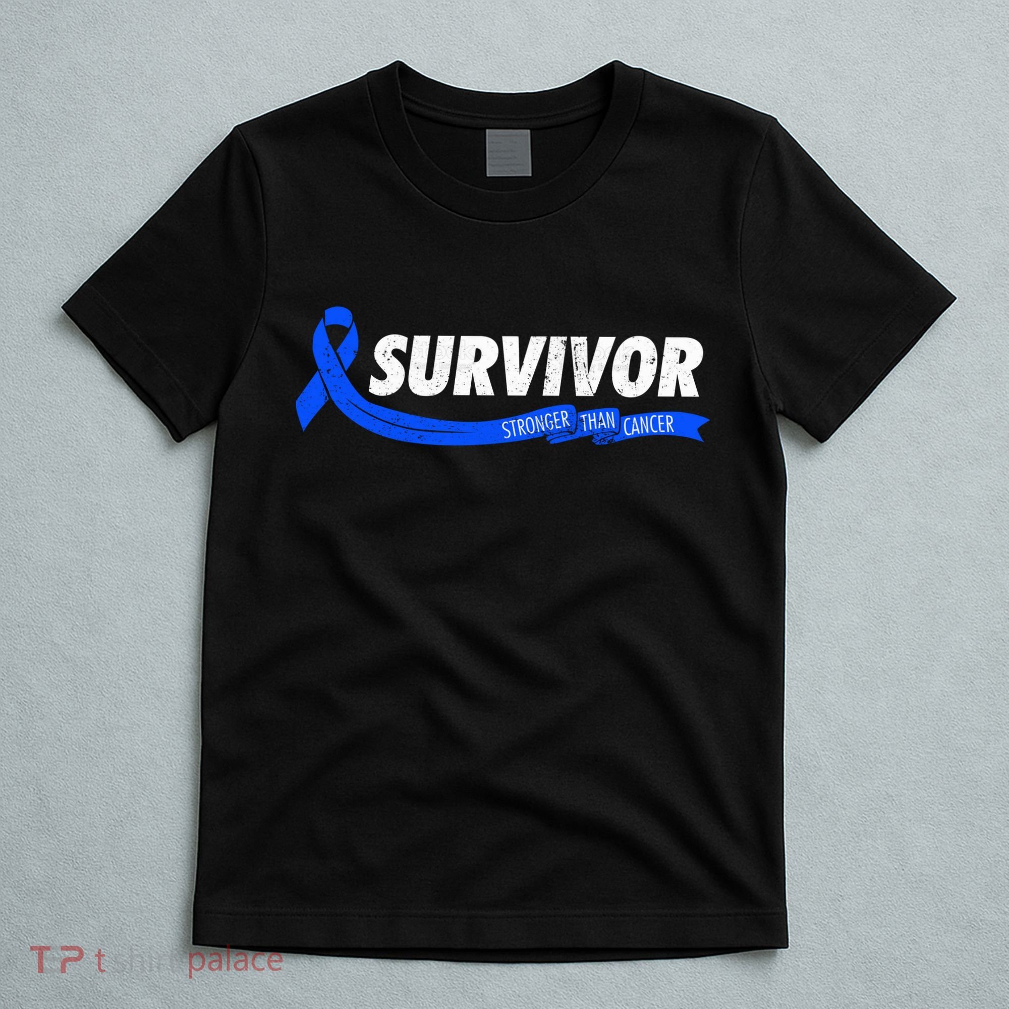 Survivor Stronger Than Cancer Colon Cancer Awareness Gift T-Shirt