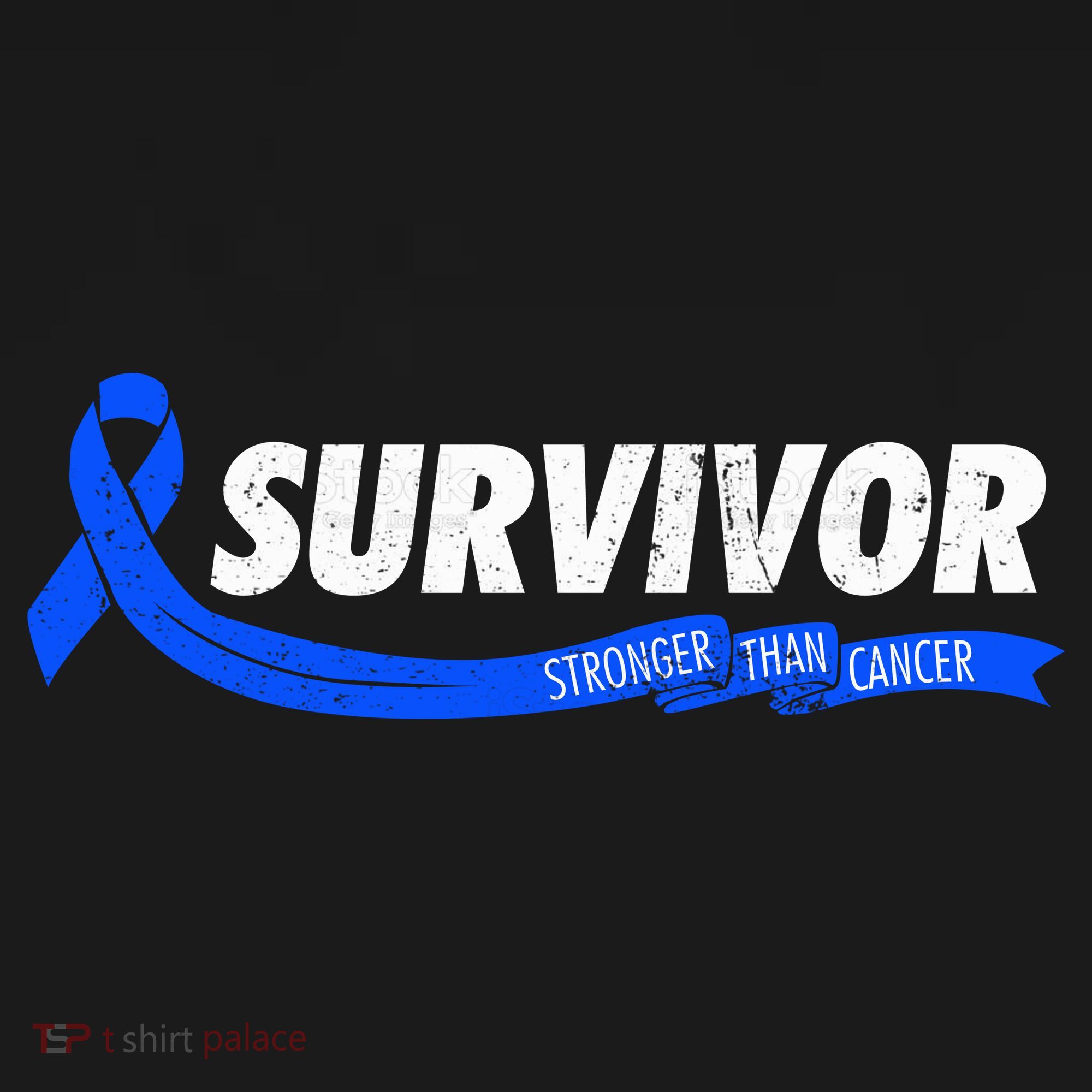 Survivor Stronger Than Cancer Colon Cancer Awareness Gift T-Shirt