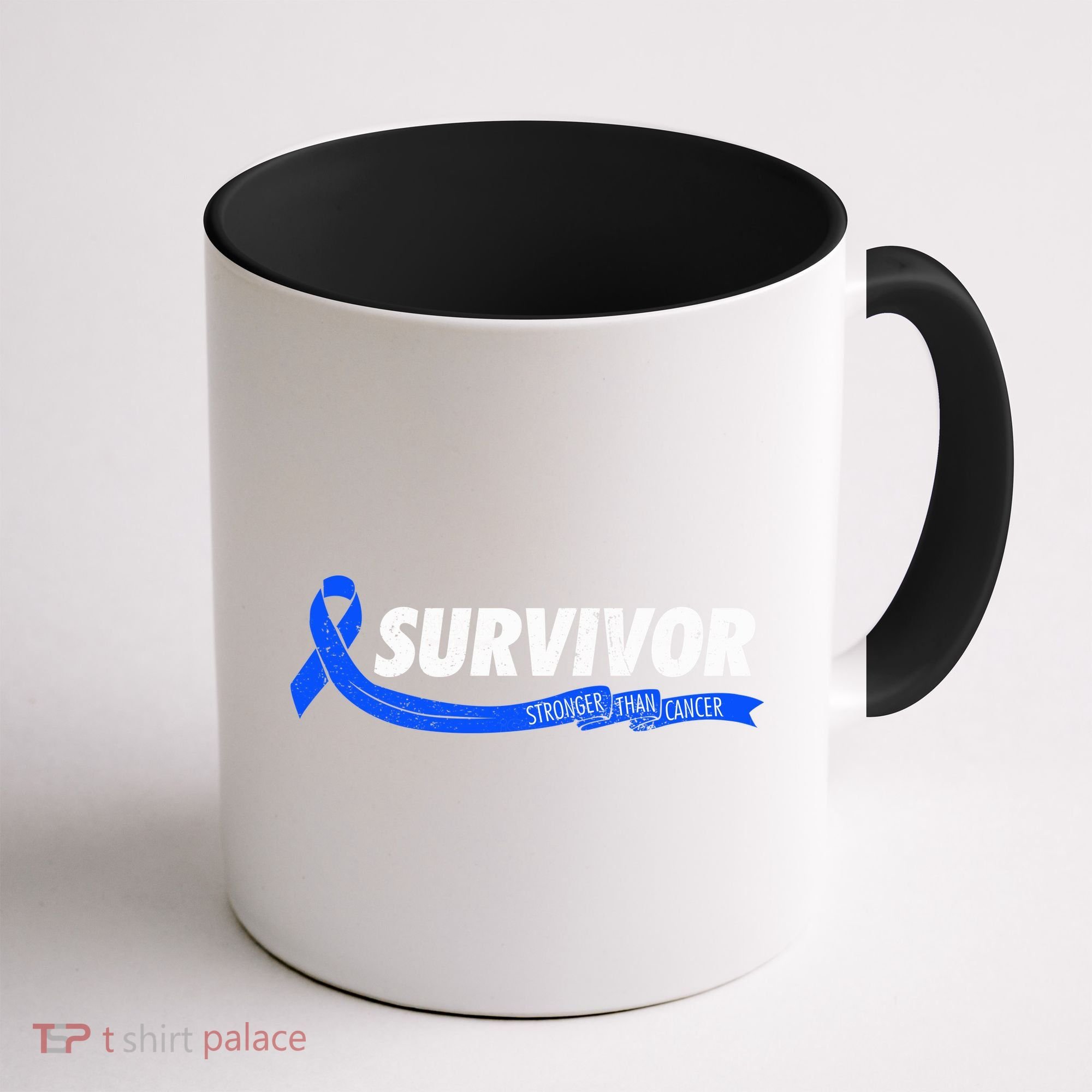 Survivor Stronger Than Cancer Colon Cancer Awareness Gift Coffee Mug