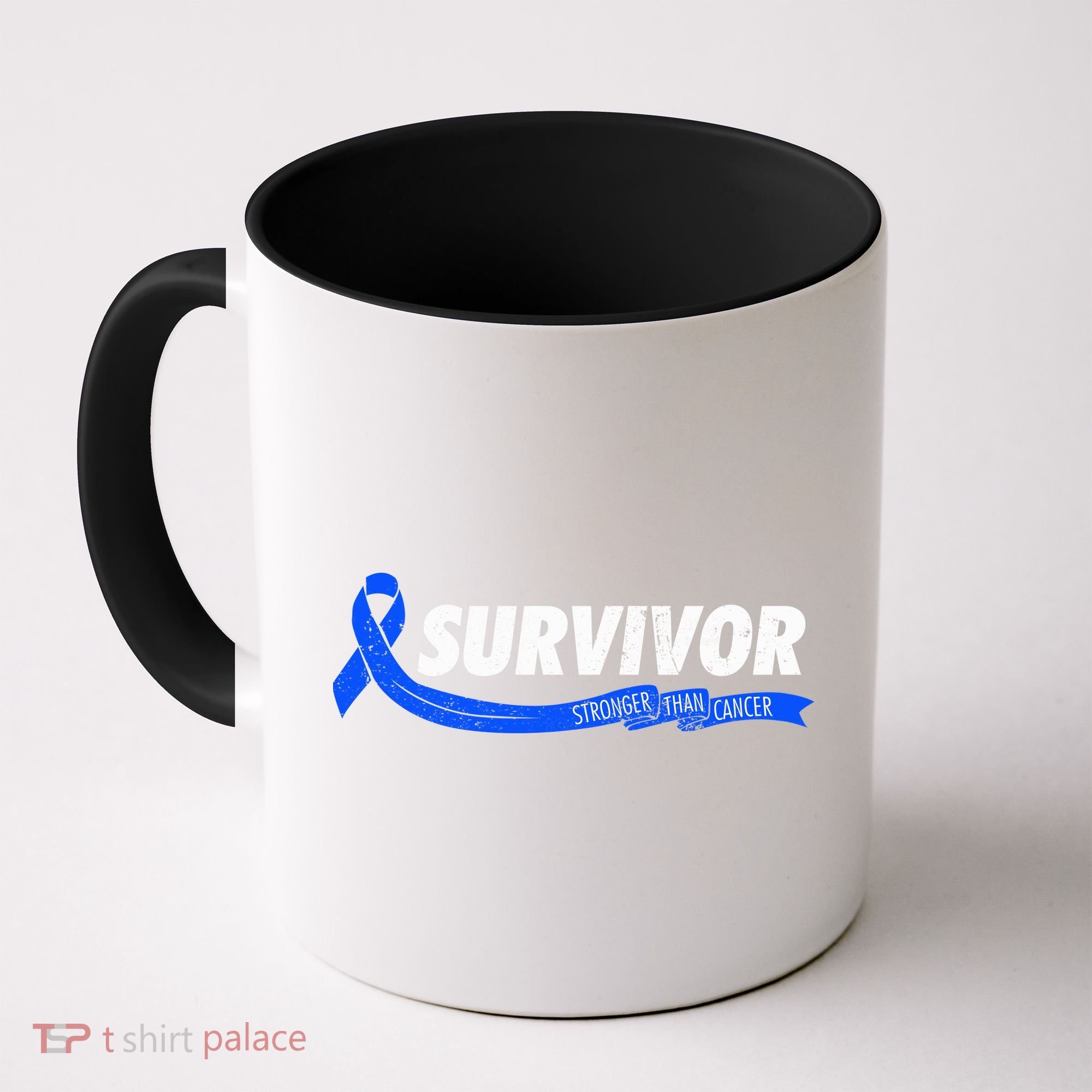 Survivor Stronger Than Cancer Colon Cancer Awareness Gift Coffee Mug