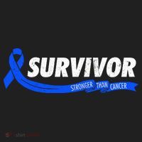 Survivor Stronger Than Cancer Colon Cancer Awareness Gift Beanie thumb 2