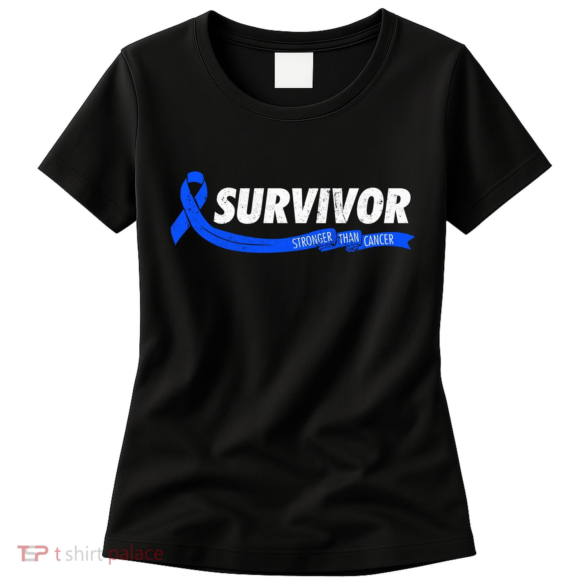 Survivor Stronger Than Cancer Colon Cancer Awareness Gift Women's T-Shirt