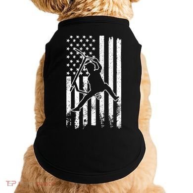 Scooter Stunt Us Flag Retro Scooter Boy Doggie Tank