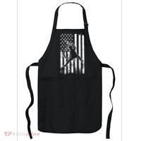 Scooter Stunt Us Flag Retro Scooter Boy Apron thumb 0
