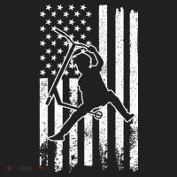Scooter Stunt Us Flag Retro Scooter Boy Hat thumb 2