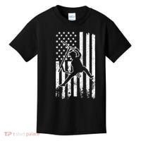 Scooter Stunt Us Flag Retro Scooter Boy Kids T-Shirt thumb 0