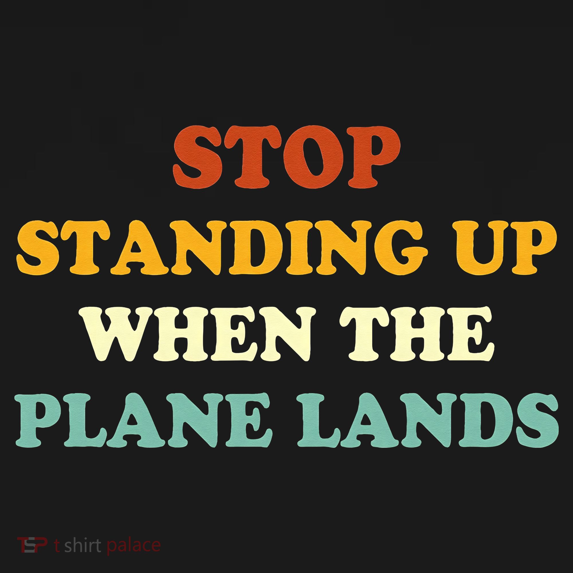Stop Standing Up When The Plane Lands USA-Made Doggie Bandana