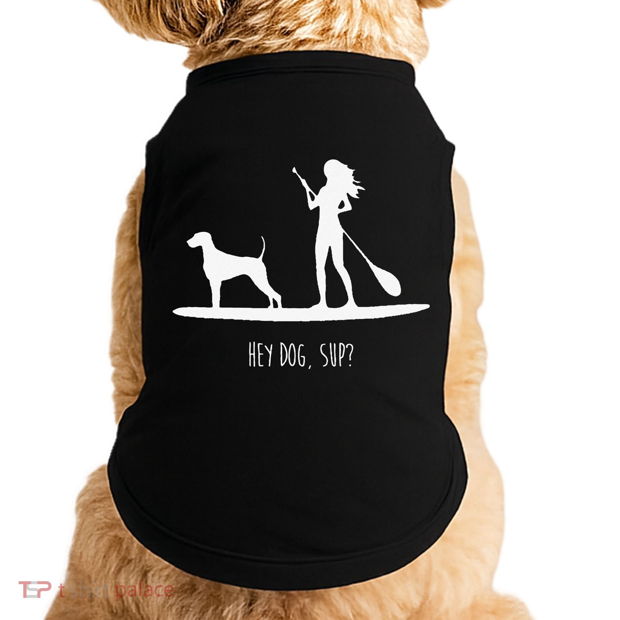 SUP Stand Up Paddle Board with Dog Doggie Tank