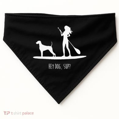 SUP Stand Up Paddle Board with Dog USA-Made Doggie Bandana