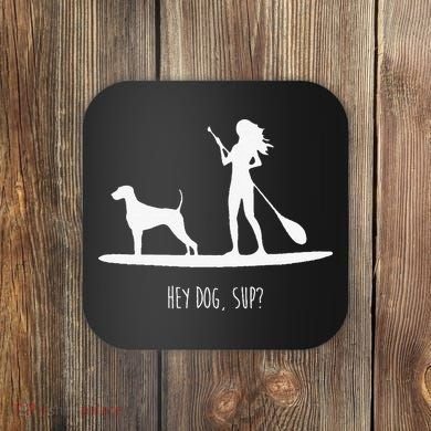 SUP Stand Up Paddle Board with Dog Coaster