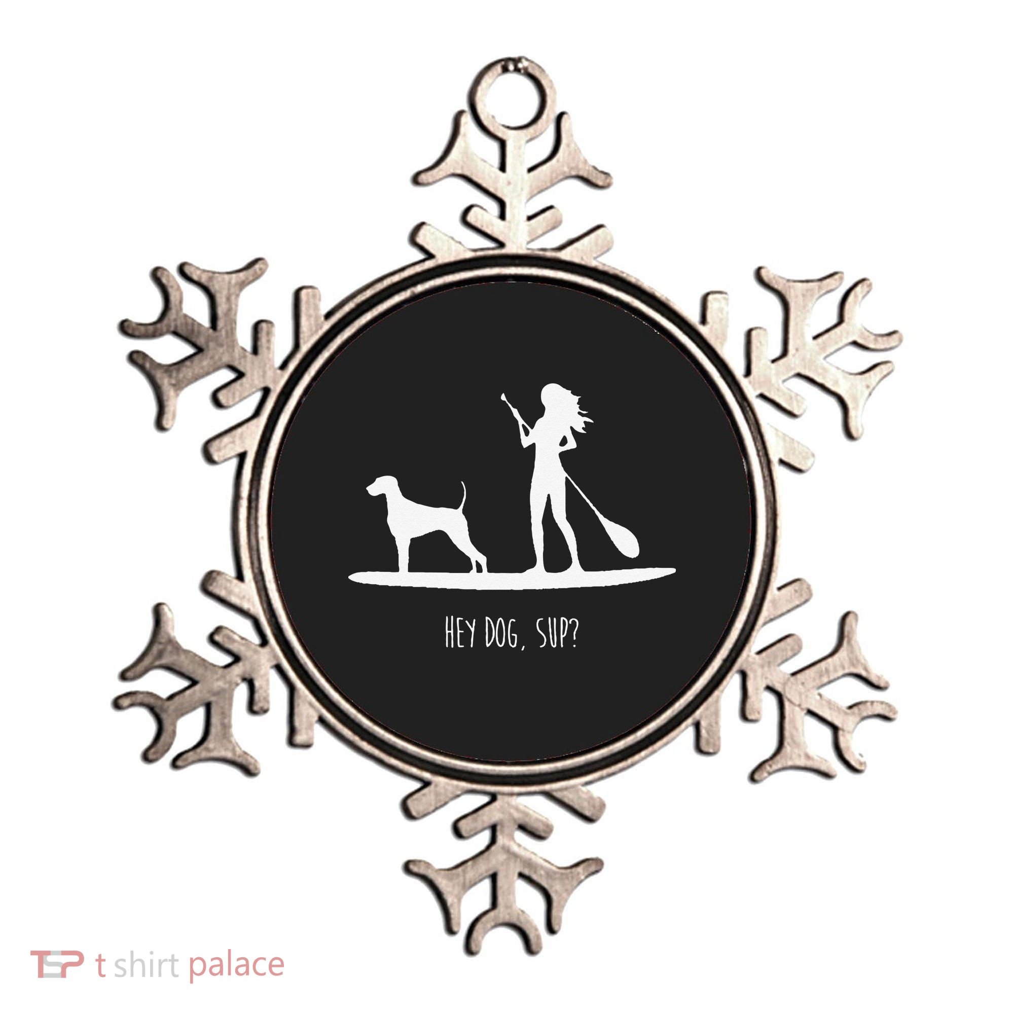 SUP Stand Up Paddle Board with Dog Ornament