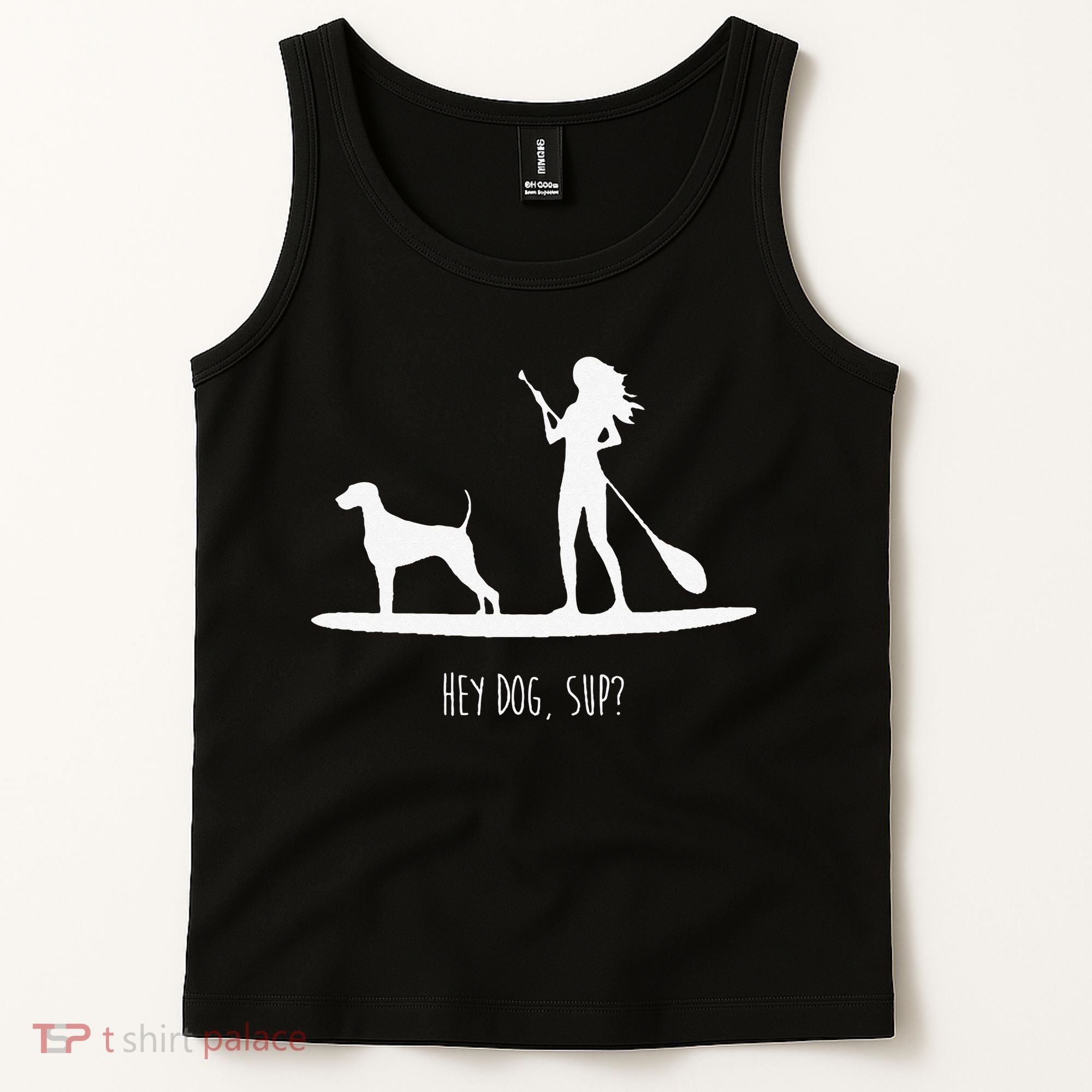 SUP Stand Up Paddle Board with Dog Tank Top
