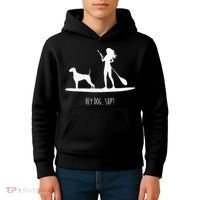 SUP Stand Up Paddle Board with Dog Kids Hoodie thumb 4