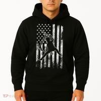 Scooter Stunt US Flag Retro Scooter Boys Hoodie thumb 2