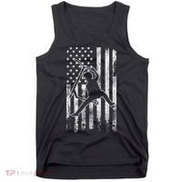 Scooter Stunt US Flag Retro Scooter Boys Tank Top thumb 0