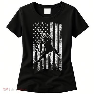 Scooter Stunt US Flag Retro Scooter Boys Women's T-Shirt