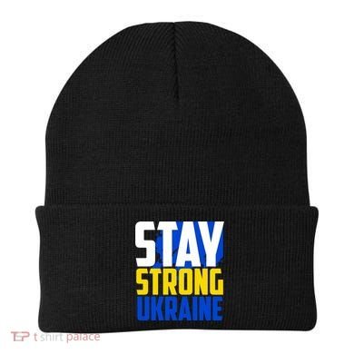 Stay Strong Ukraine Beanie