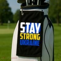 Stay Strong Ukraine Golf Towel thumb 2