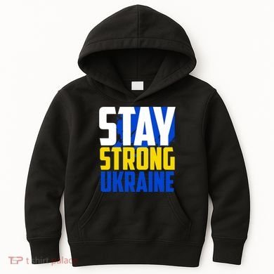 Stay Strong Ukraine Kids Hoodie